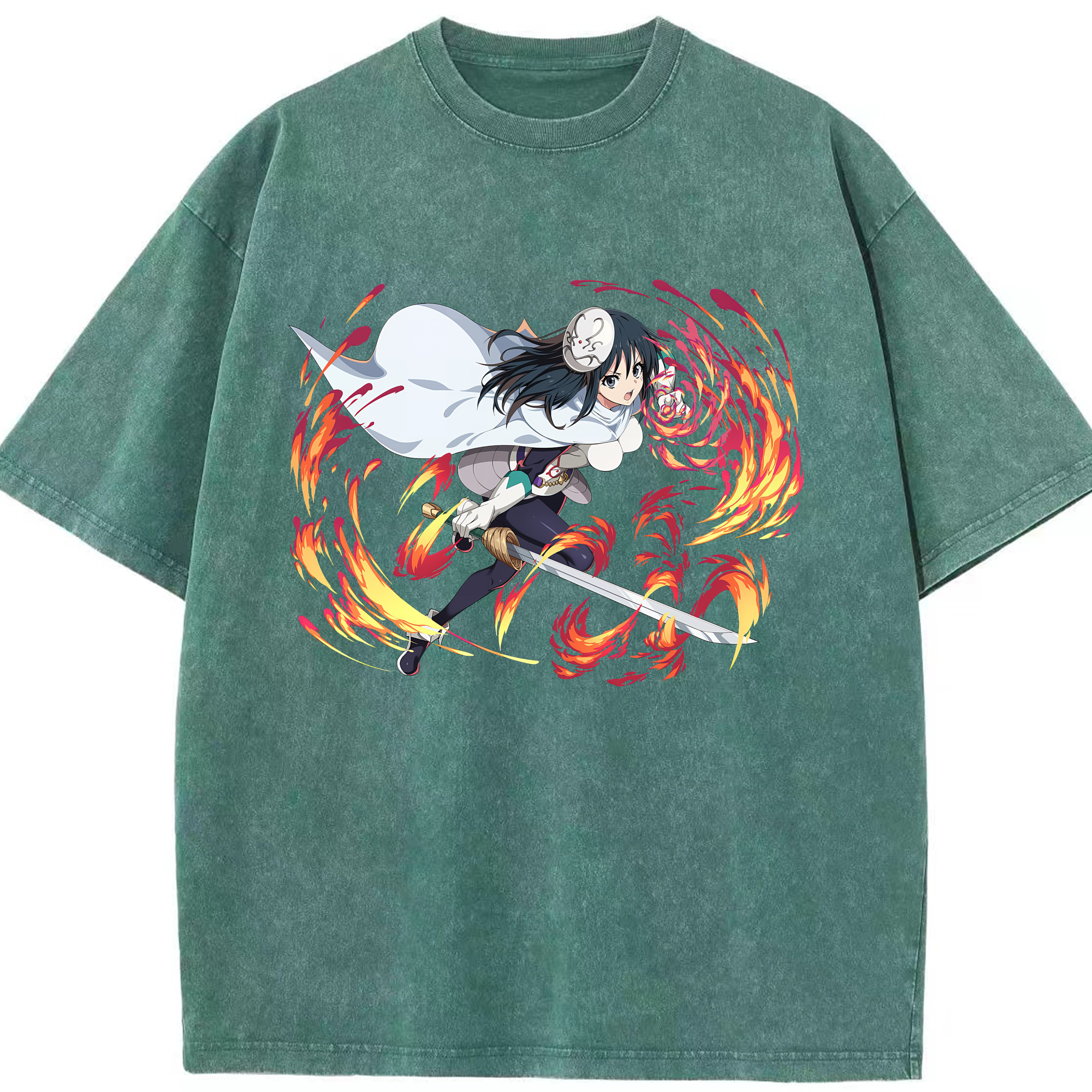 （画像用） 転スラ Regarding Reincarnated to Slime 綿100% ヴィンテージ風 半袖Tシャツ（フロントプリント）